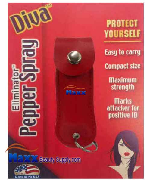 Diva Eliminator protect yourself Pepper Spray - Red Cover